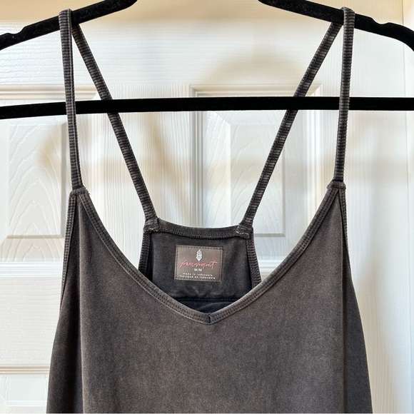 Free People Movement Hot Shot Onesie Jumpsuit Washed Black Size Medium - Picture 4 of 16